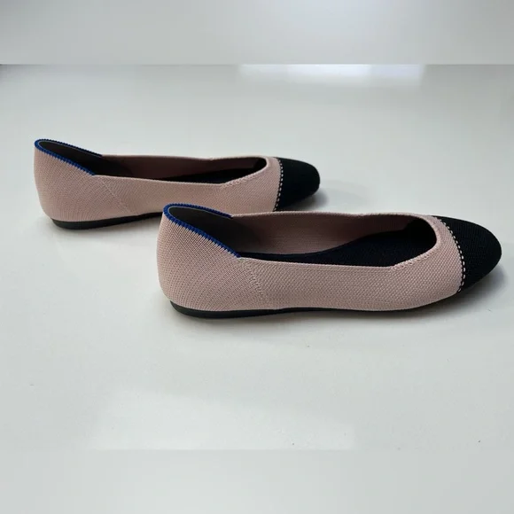 NWOB new never worn rothy’s (rothys) square toe flats in rosewater rare sz 6.5 - Picture 5 of 16